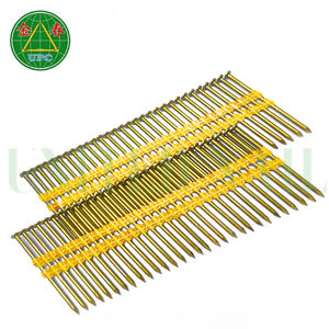 21 Degree Framing <b>Nails</b> with Yellow Coating Steel Flat Head Smooth/Ring/Screw Shank Type Made Vietnam for Framing Projects - Product Image 1