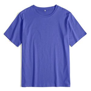 Camiseta informal de algodón para mujer, camiseta ligera de manga corta con cuello redondo, perfecta para verano, ropa diaria - Product Image 1