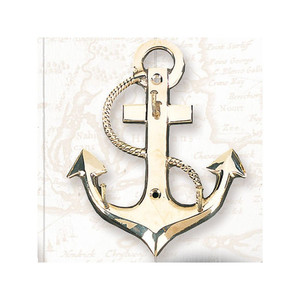 Ancre plaquée or finition antique pour décoration murale dernière sculpture d'ancrage pour la maison hôtel décoration murale ancre en métal à faible Mo - Product Image 6