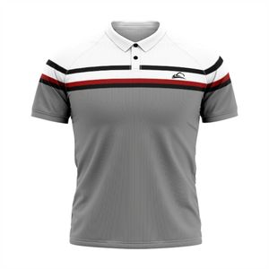 Camiseta Polo de punto con estampado de logotipo personalizado de calidad superior para hombre para uniformes deportivos y de negocios de golf - Product Image 1