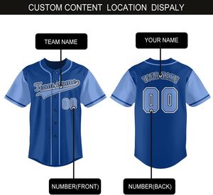 Maillot de baseball sublimé personnalisé de haute qualité vêtements de sport d'équipe respirants faits à la main au Pakistan - Product Image 6