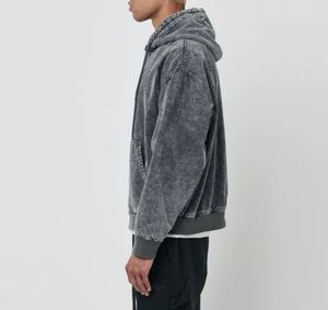 เสื้อฮู้ดสวมหัวผ้าฟลีซแบบสวมหัวสำหรับผู้ชายแบบวินเทจแบบปกติพอดีตัวพร้อมกระเป๋าระบายอากาศได้ดีและแห้งเร็วสำหรับฤดูหนาว - Product Image 2