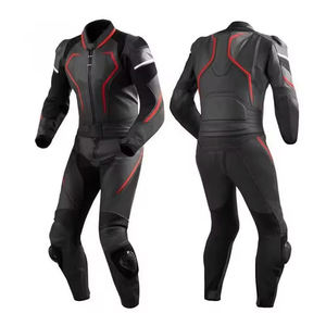 Fabricación de traje de cuero de moto para hombre hecho a medida en diferentes colores/mejor precio traje de cuero de moto de buena calidad - Product Image 6
