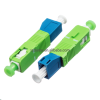 DAMU SC/APC macho a LC/UPC hembra monomodo 9/125um acoplador de adaptador de fibra óptica híbrido 1 año de garantía para redes de telecomunicaciones