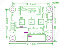 Contrôleur de température numérique XH-W1209, interrupteur de contrôle AC haute précision pour DC12V/AC220V avec affichage électronique
