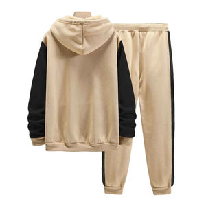 Logo personnalisé Vente en gros Survêtement en polaire pour hommes Jogger Pullover Survêtements à capuche d'automne grande taille pour hommes - Product Image 2