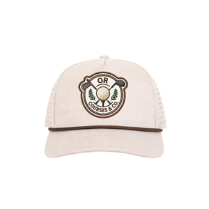 Gorras de Golf Impermeables con Logotipo Personalizado, Gorra Estructurada de 5 Paneles con Parche Bordado Personalizado, Fabricante OEM de Vietnam VN - Product Image 1