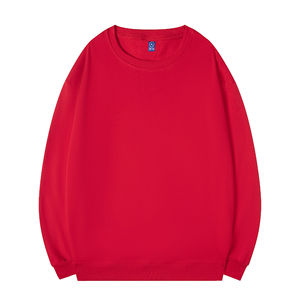 Vente en gros de sweatshirts et sweats à capuche personnalisés pour hommes, encolure ras du cou, vêtements de rue en coton à épaules tombantes, sweatshirts unisexes surdimensionnés Service OEM - Product Image 5