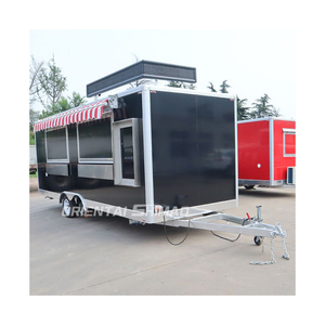 Vélo électrique mobile multicab food truck manèges d'attractions remorque mobile montée sur remorque rapide - Product Image 3