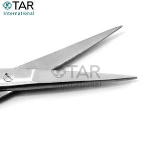 Iris Gum Ciseaux Droit TC 11.5cm Iris Tissu Gomme Ciseaux En Acier Inoxydable Chirurgie Dentaire Médic Instruments Chirurgie - Product Image 4