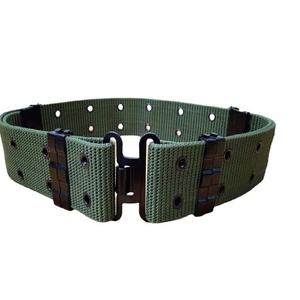 Ceinture tactique réglable en nylon de style militaire 57 mm, design extérieur de la taille, œillets en laiton pour l'entraînement en plein air, la défense personnelle - Product Image 2