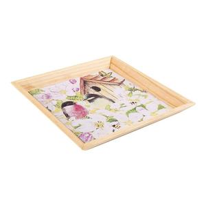 Plateau de serveur de nourriture de qualité supérieure Produit de vente chaude Service de traiteur Plateau de service Vaisselle Plateau de service en bois décoratif - Product Image 2