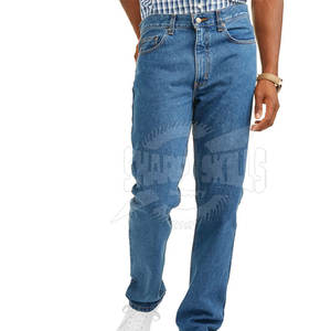 Pantalones vaqueros personalizados de Bajo MOQ al por mayor para hombre, Pantalones vaqueros de último diseño con logotipo personalizado para hombre - Product Image 3