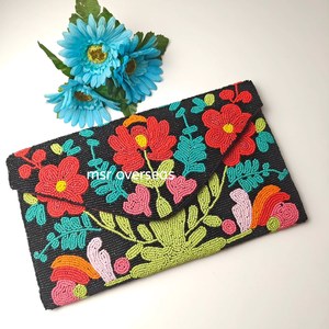 Nouveauté : Sac à main de créateur pour femme en suède, orné de perles et de perles de rocaille, avec fermeture éclair, sac bandoulière, style mode, personnalisable avec logo client - Product Image 5