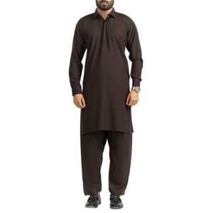 Nuevos Diseños de Salwar Kameez Indio Pakistaní para Hombre, Talla Grande, Térmico, Transpirable, de Poliéster/Algodón, Informal, para Fiestas, Bodas, Estilo Punjabi - Product Image 1