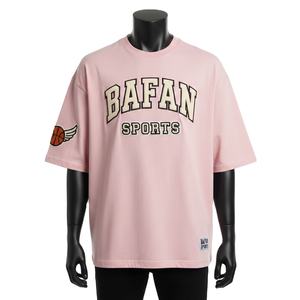 Camiseta Premium para Hombre, Corte Cuadrado, con Apliques Suaves y Logotipo Bordado, Estilo Urbano, 100% Algodón, Ajuste Holgado, Estampada - Product Image 1