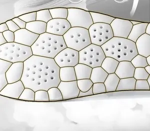 พื้นรองเท้ากีฬาเนื้อนุ่ม4D พื้นรองเท้า PU ระบายอากาศได้ดีแผ่นรองรองเท้าดูดซับเหงื่อและต้านเชื้อแบคทีเรียความสะดวกสบายเหมือนเมฆสำหรับการรองรับตลอดทั้งวัน - Product Image 4