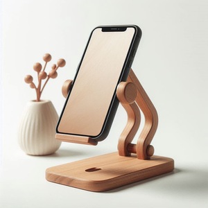 Thủ công bằng gỗ điện thoại đứng một độc đáo sinh thái thân thiện kiệt tác - Product Image 4