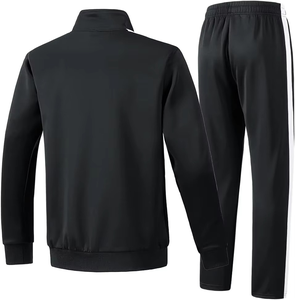 Survêtements de sport pour hommes en gros, prix bas, survêtement de jogging à capuche pour l'entraînement, vêtements de sport pour l'hiver, motif uni - Product Image 2
