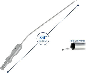 Frazier หลอดดูด14FR (4.67มม.) ปลาย7.6นิ้วเครื่องมือผ่าตัดสำหรับการผ่าตัดมีการรับรอง CE และ ISO - Product Image 6