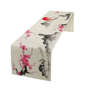 Offre Spéciale dernier chemin de table central brodé de matériel de coton 100% imprimé numérique personnalisé de conception - Product Image 2