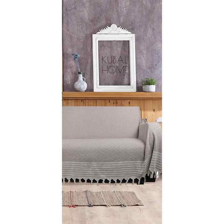 Brown Woven Hand Binding Living Room Sofa Cover 180 X 300 Cm Sofa Divan Sofa Bed Cover