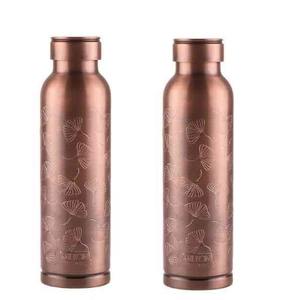 Frasco de cobre de 650 ML al por mayor tradición antigua a la hidratación moderna agua potable directa que fluye mejor botella de cobre - Product Image 1