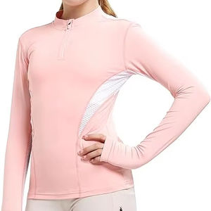 Camisas de Equitación Blancas con Diseño de Sublimación, Hechas de Poliéster, para Jinetes, con Logotipo y Color Personalizados - Product Image 1