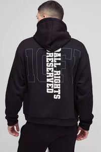 Chándales con capucha de gran tamaño para hombre personalizados, ropa informal, chándal transpirable y cómodo para hombre - Product Image 3