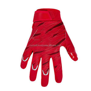 Gants de receveur de football Doigts complets Imperméables Séchage rapide Antidérapant Fermeture à boucle et crochet Nylon Polyester Utilisation en extérieur Jeunes Adultes - Product Image 5