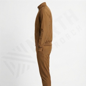 Conjunto Deportivo Moderno para Entrenamientos Diarios, Ropa Deportiva Informal para Gimnasio, Ajuste Ceñido, Dos Piezas, Chándal para Hombre, Ropa Exterior, Color Personalizado - Product Image 3