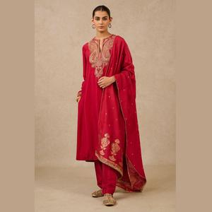 Traje de seda pakistaní étnico de sombra púrpura Diseñador de Venta caliente Nuevo vestido Salwar Kameez de Pakistán e India WS INTERNATIONAL - Product Image 5
