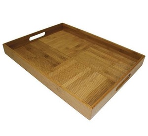 ถาดเสิร์ฟไม้หรูหราทนทานเป็นมิตรกับสิ่งแวดล้อมทันสมัยรูปทรงที่กำหนดเองสำหรับบ้านโรงแรมร้านอาหารคาเฟ่อาหารเย็น - Product Image 1