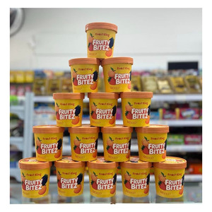 Meilleures ventes Tasse à crème glacée fruitée Bitez Vente en gros Usine Prix de vente Saveurs Mangue Pêche Kiwi Ananas Myrtille - Product Image 5