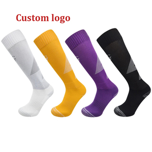 Material de nailon de algodón Unisex, calcetines atléticos autocalentables, calcetines de fútbol de invierno cálidos personalizados antideslizantes de alta elasticidad al por mayor - Product Image 1