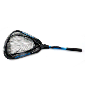 <span class=keywords><strong>Filet</strong></span> à main télescopique pliant en Nylon maille extensible appâts de pêche étang <span class=keywords><strong>piscine</strong></span> pliable atterrissage Koi caoutchouc truite poisson outil - Product Image 1