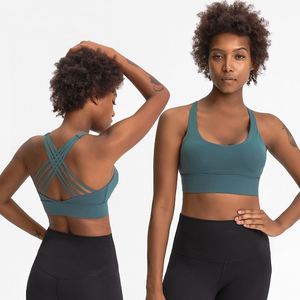 New Arrival Plus Size Women Adjustable <b>Back</b> Sports Bra Fitness Gym Wear Seamless Active Top Custom Made High Quality Wholesale - Product Image 6