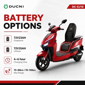 Scooter électrique DUCNI 72V 2000W 3000W avec moteur de moyeu de 12 pouces, moto électrique pour la mobilité urbaine - Product Image 4