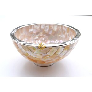 Designer minimaliste nacre décoration de table bol de service alimentaire Style japonais nouveauté à la recherche de motif bol moderne - Product Image 6