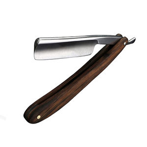 Rasoir de barbier professionnel à lame droite avec manche en bois pour hommes, rasoirs en acier inoxydable de qualité supérieure - Product Image 1