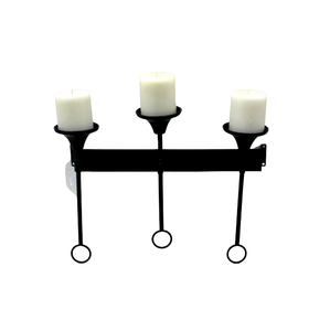 Bougeoir pour la maison foudre décoratif fer or couleur bougeoir avec 3 bougies pour la décoration de fête à la main en vrac - Product Image 4