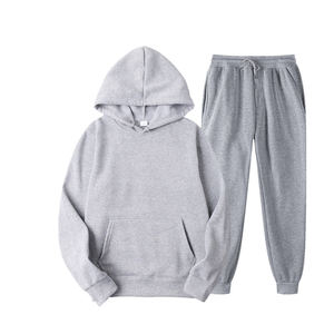 Conjunto Deportivo Personalizado para Hombre, Corte Ajustado, 100% Algodón, Felpa Otoñal, Logotipo Bordado de Alta Calidad, Talla Grande, Maternidad, Aire Libre - Product Image 3