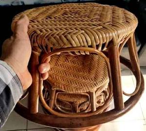 เก้าอี้หวายไม้ไผ่ธรรมชาติเป็นมิตรกับสิ่งแวดล้อมสำหรับใช้ในสวนและกลางแจ้งเฟอร์นิเจอร์ดีไซน์คลาสสิกใหม่จากผู้ผลิตเวียดนาม - Product Image 5