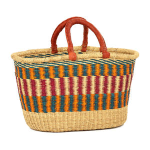 ตะกร้าฟางหญ้าทะเลธรรมชาติอเนกประสงค์สำหรับบ้านและห้องครัว - Product Image 1