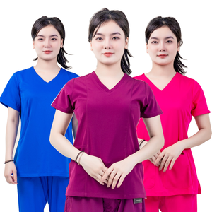 เครื่องแบบพยาบาลชุดสครับดีไซน์ตามสั่งกางเกงผู้หญิงป้องกันฝุ่นได้ดี & เสื้อผ้าผู้ชาย/OEM-Fmf VN ที่ผ่านการตรวจสอบแล้ว - Product Image 2