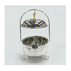 Plato de frotamiento de Metal de la mejor calidad, capacidad de 3L/5L, calentador de alimentos de combustible fácil de limpiar para fiestas diarias de Buffet, restaurantes, uso doméstico - Product Image 2