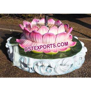 Stylish Haldi Ceremony FRP Lotus & Well Decor Srilankan <b>Wedding</b> Haldi Event <b>Props</b> South Indian <b>Wedding</b> Haldi Ceremony Decor <b>Prop</b> - Product Image 4