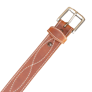 Men <b>Genuine</b> <b>Leather</b> <b>Belt</b> for Formal and Casual Wear Durable Adjustable Waist <b>Belt</b> for Office Parties and Daily Use - Product Image 3