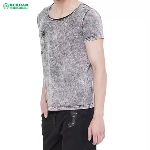 เสื้อยืดโอเวอร์ไซส์ทรงหลวม คอโอ ผ้าฝ้ายแท้ 100% หนัก 220 กรัม สีดำ สำหรับผู้ชาย ไซส์ใหญ่พิเศษ สไตล์วินเทจ เป็นมิตรต่อสิ่งแวดล้อม - Product Image 4