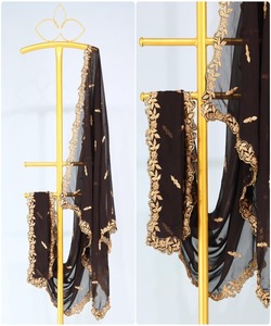 Traje negro de dos piezas de tres piezas con vestido estampado de algodón paquistaní Dupattas para damas Eid y ropa de fiesta - Product Image 2